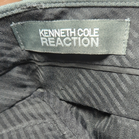 Kenneth Cole Reaction Charcoal Dress Pants Men's Size 38x30 - Picture 2 of 5